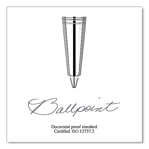 Quinkflow Refill for Parker Ballpoint Pen, Medium Tip, Black Ink, 3/Pack (2119151)