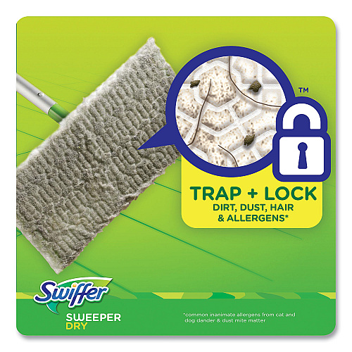 Swiffer Dry Refill Cloths, 1-Ply, 10.63" x 8", Lavender and Vanilla, White, 52/Box (99039)