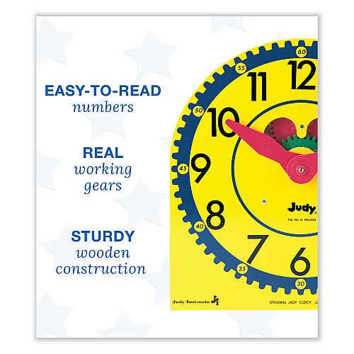 Carson-Dellosa Large Judy Clock, Grades K to 4 (0768223199)
