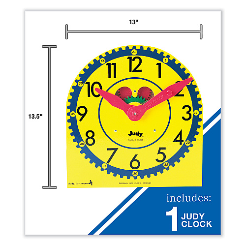 Carson-Dellosa Large Judy Clock, Grades K to 4 (0768223199)