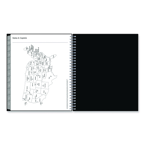 Blue Sky Enterprise Monthly Planner, 10 x 8, Black Cover, 12-Month (Jan to Dec): 2026 (131794)