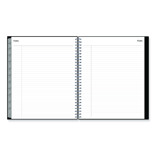 Blue Sky Enterprise Monthly Planner, 10 x 8, Black Cover, 12-Month (Jan to Dec): 2026 (131794)
