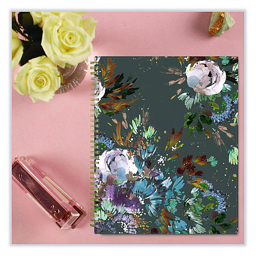 Blue Sky Kelly Ventura Midnight Garden Weekly/Monthly Planner, Floral Artwork, 11 x 8.5, Multicolor Cover, 12-Month (Jan to Dec): 2026 (140944)