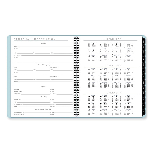 AT-A-GLANCE Contemporary Lite Monthly Planner, 11 x 9.5, Light Blue Cover, 12-Month (Jan to Dec): 2026 (7026XL38)