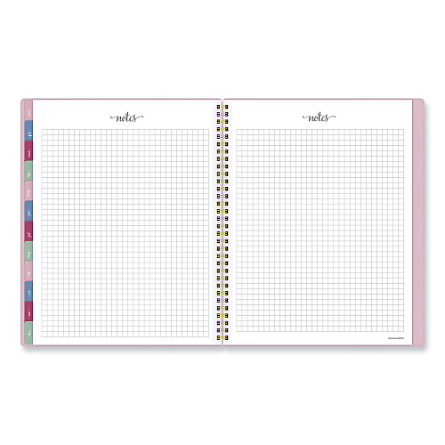 AT-A-GLANCE Harmony Weekly/Monthly Poly Planner, 11 x 9.38, Pink Cover, 13-Month: Jan 2026 to Jan 2027 (109990527)