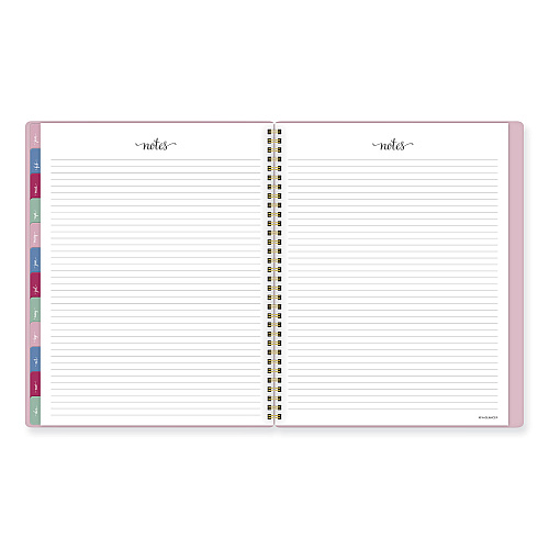 AT-A-GLANCE Harmony Weekly/Monthly Poly Planner, 11 x 9.38, Pink Cover, 13-Month: Jan 2026 to Jan 2027 (109990527)