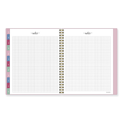 AT-A-GLANCE Harmony Weekly/Monthly Poly Planner, 8.81 x 7.88, Pink Cover, 13-Month: Jan 2026 to Jan 2027 (109980527)