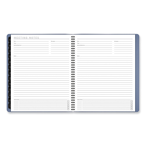 AT-A-GLANCE Contemporary Monthly Planner, 11.38 x 9.63, Blue Cover, 12-Month (Jan to Dec): 2026 (70250X20)