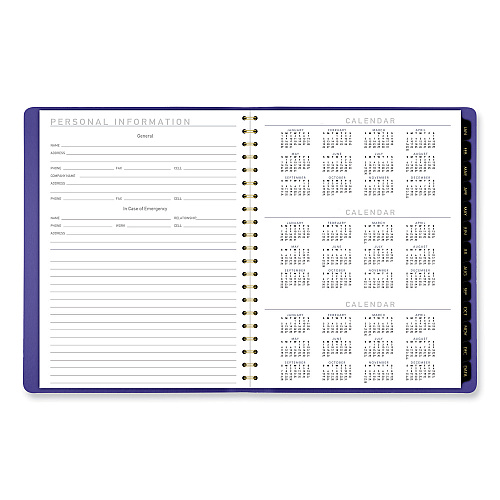 AT-A-GLANCE Contemporary Weekly/Monthly Planner, 11.38 x 9, Purple Cover, 12-Month (Jan to Dec): 2026 (70940X14)