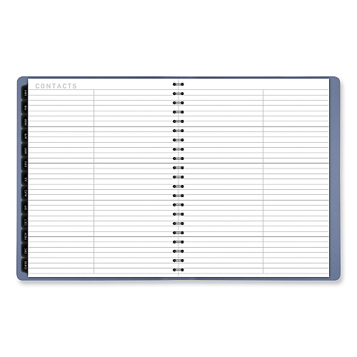 AT-A-GLANCE Contemporary Weekly/Monthly Planner, 11.38 x 9, Slate Blue Cover, 12-Month (Jan to Dec): 2026 (70940X20)