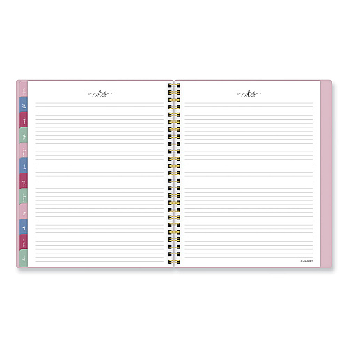 AT-A-GLANCE Harmony Weekly/Monthly Poly Planner, 8.81 x 7.88, Pink Cover, 13-Month: Jan 2026 to Jan 2027 (109980527)