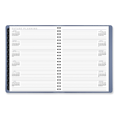 AT-A-GLANCE Contemporary Weekly/Monthly Planner, 11.38 x 9, Slate Blue Cover, 12-Month (Jan to Dec): 2026 (70940X20)