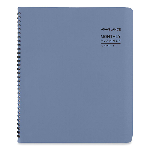 AT-A-GLANCE Contemporary Monthly Planner, 11.38 x 9.63, Blue Cover, 12-Month (Jan to Dec): 2026 (70250X20)