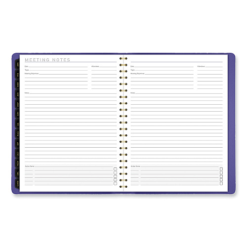 AT-A-GLANCE Contemporary Weekly/Monthly Planner, 11.38 x 9, Purple Cover, 12-Month (Jan to Dec): 2026 (70940X14)