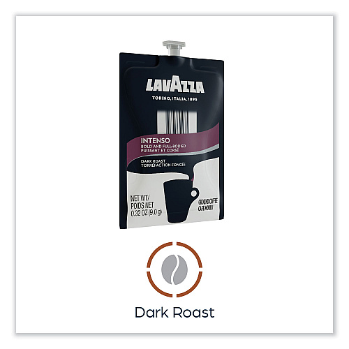 Lavazza FLAVIA Coffee Freshpacks, Intenso Dark Roast, 0.32 oz, 85/Carton (MDR00276)