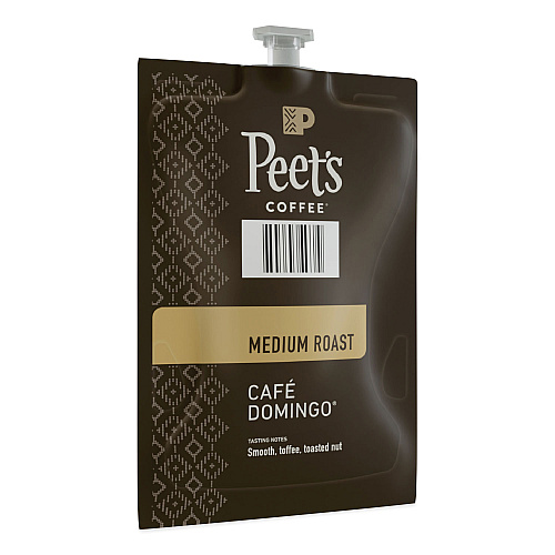 Peet's Coffee & Tea FLAVIA Ground Coffee Freshpacks, Cafe  Domingo Blend, 0.35 oz Freshpack, 76/Carton (LPC00262)