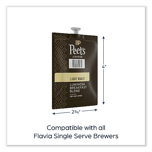 Peet's Coffee & Tea FLAVIA Ground Coffee Freshpacks, Colombia Luminosa, 76/Carton (LPC00264)