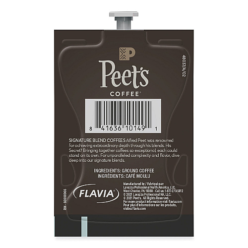 Peet's Coffee & Tea FLAVIA Ground Coffee Freshpacks, Colombia Luminosa, 76/Carton (LPC00264)