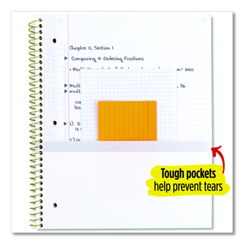 Five Star Style Wirebound Notebook, 1-Subject, Medium/College Rule, Randomly Assorted Cover Colors, (80) 11 x 8.5 Sheets (820156F)