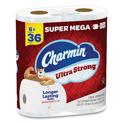 Charmin&reg; Ultra Strong Standard Toilet Paper, 2-Ply, 363 Sheets, 24 Rolls (04306)