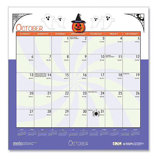 House of Doolittle Recycled Seasonal Wall Calendar, Illustrated Seasons Artwork, 12 x 12, 12-Month (Jan to Dec): 2026 (338)