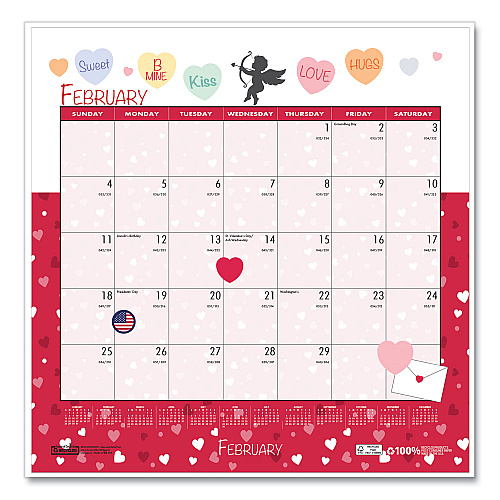 House of Doolittle Recycled Seasonal Wall Calendar, Illustrated Seasons Artwork, 12 x 12, 12-Month (Jan to Dec): 2026 (338)