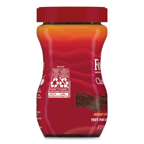 Folgers Instant Coffee Crystals, Classic Roast, 8 oz Jar, Medium (20629