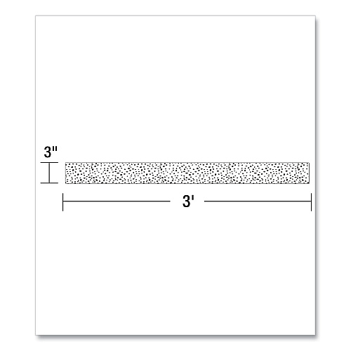 Carson-Dellosa Straight Borders, Dotted, 3" x 3 ft, Black/White, 12/Pack (108495)