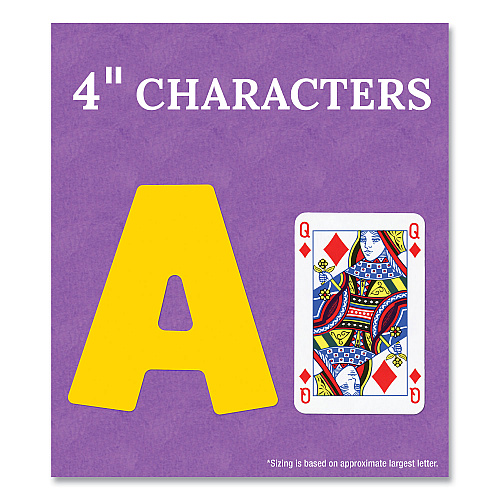 Carson-Dellosa EZ Letter Combo Packs, Color Splash Assortment, 4"h, 219 Characters (130098)
