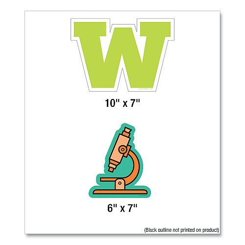 Carson-Dellosa Wall Signs for Core Subjects, Core Subjects, Assorted Sizes, Multicolor, 37/Set (110570)