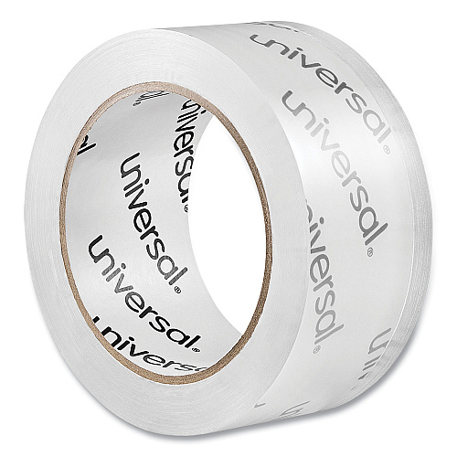 Universal Moving and Storage Packing Tape, 3" Core, 1.88" x 54.6 yd, Clear, 6/Pack (UNV33102)