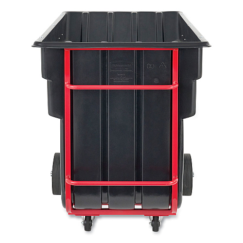 Rubbermaid Commercial BRUTE Rotomolded Tilt Truck, 303 gal, 1,200 lb Capacity, Plastic, Black (1025BLA)