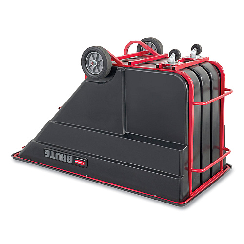 Rubbermaid Commercial BRUTE Rotomolded Tilt Truck, 303 gal, 1,200 lb Capacity, Plastic, Black (1025BLA)