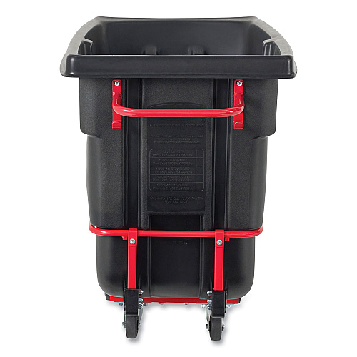 Rubbermaid Commercial BRUTE Rotomolded Tilt Truck, 202 gal, 1,250 lb Capacity, Plastic, Black (1315BLA)