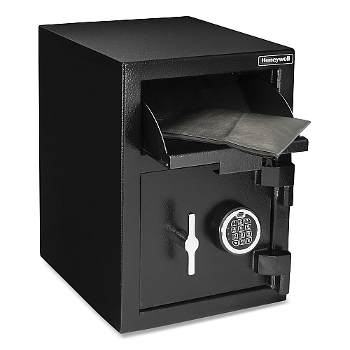 Honeywell Steel Depository Safe with Digital Lock, 14 x 15.2 x 20.2, 1.06 cu ft, Black (5912)