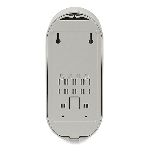 Dial Versa Dispenser for Pouch Refills, 15 oz, 3.75 x 3.38 x 8.75, Light Gray/White, 6/Carton (34055)