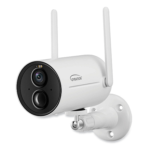 Gyration Cyberview 3010 3MP Smart Wifi Bullet Camera with Solar Panel, 2304 x 1296 Pixels (CYBRVIEW3010)