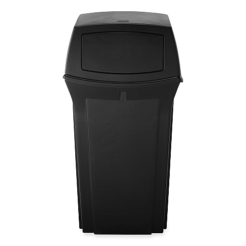 Rubbermaid Commercial Ranger Fire-Safe Container, 45 gal, Structural Foam, Black (917188BLA)