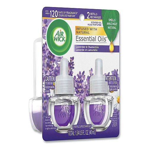 Air Wick Scented Oil Refill, Lavender and Chamomile, 0.67 oz, 2/Pack (78473PK)