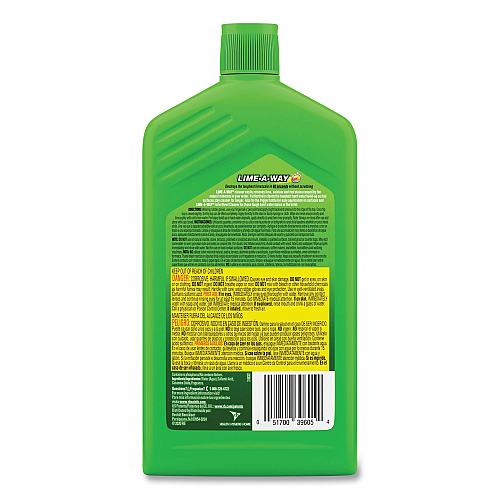 LIME-A-WAY Lime, Calcium and Rust Remover, 28 oz Bottle, 6/Carton (87000CT)