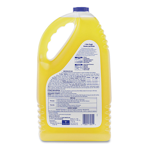Lysol&reg; Clean and Fresh Multi-Surface Disinfectant Cleaner, Sparkling Lemon and Sunflower Essence, 144 oz Bottle (77617EA)