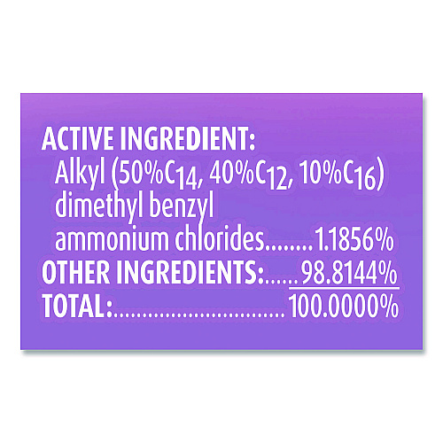 Lysol&reg; Clean and Fresh Multi-Surface Disinfectant Cleaner, Lavender and Orchid Essence, 144 oz Bottle, 4/Carton (88786)