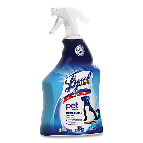 Lysol&reg; Pet Solutions Disinfecting Cleaner, Citrus Blossom, 32 oz Trigger Bottle, 9/Carton (99653CT)