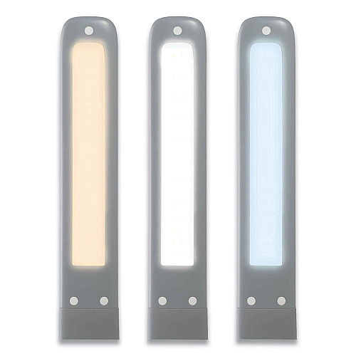 OttLite Cool Breeze Fan Lamp, 15" to 26.5" High, Gray (F261G9SHPR)