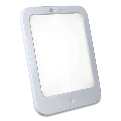OttLite Wellness Series ClearSun LED Light Therapy Lamp, 7.88" High, White (CSLT000W)