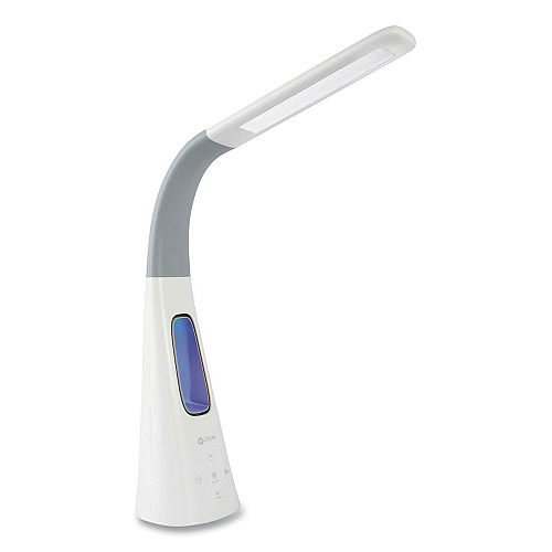OttLite Cool Breeze Fan Lamp, 15" to 26.5" High, White (F26WG9SHPR)