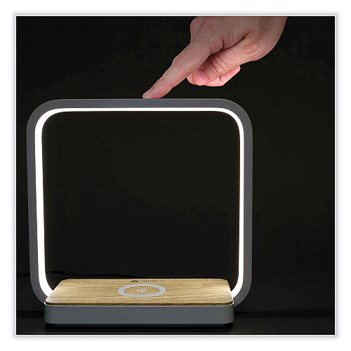 OttLite Wireless Charging Station with Night Light, USB, White (I0342QSHPR)