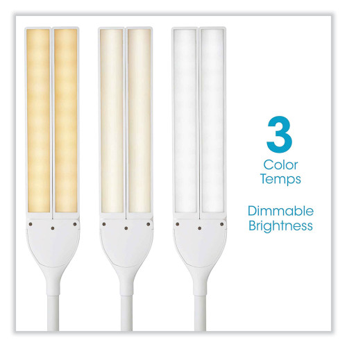 OttLite Wellness Series Pivot LED Desk Lamp with Dual Shades