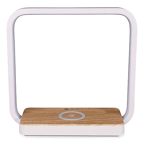 OttLite Wireless Charging Station with Night Light, USB, White (I0342QSHPR)