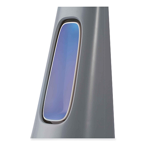 OttLite Cool Breeze Fan Lamp, 15" to 26.5" High, Gray (F261G9SHPR)